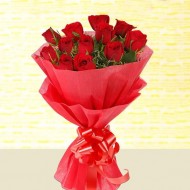 Pretty Red Roses Bouquet