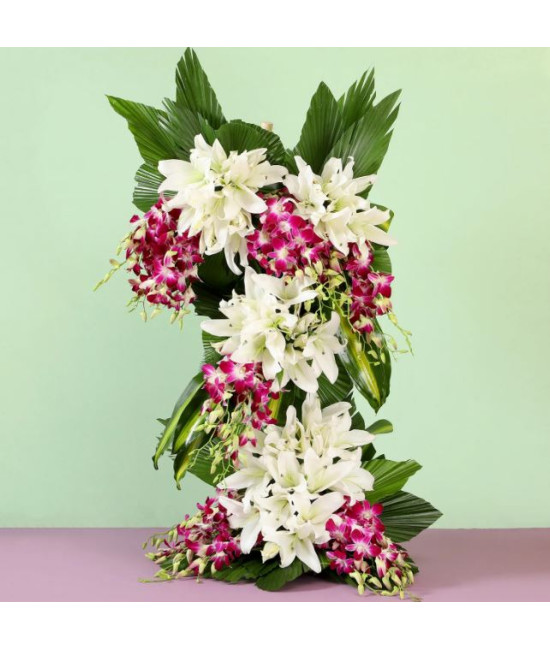 Purple White Gesture