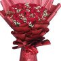 Premium Pink Roses & White Carnations Flower Wreath
