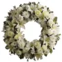 Premium White Rose n Lily Floral Wreath